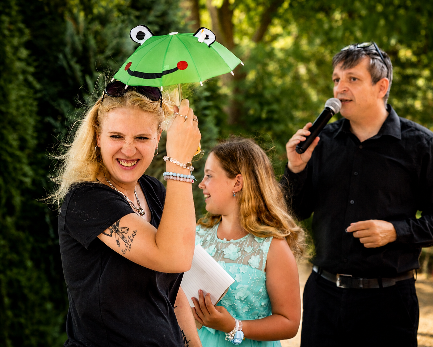 Celebration atmosphere with DJ Petr
